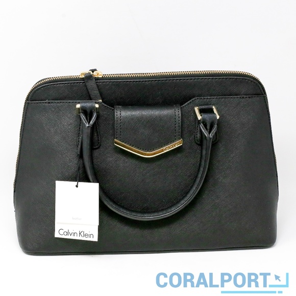 Calvin Klein On My Corner Black Satchel - Picture 2 of 5